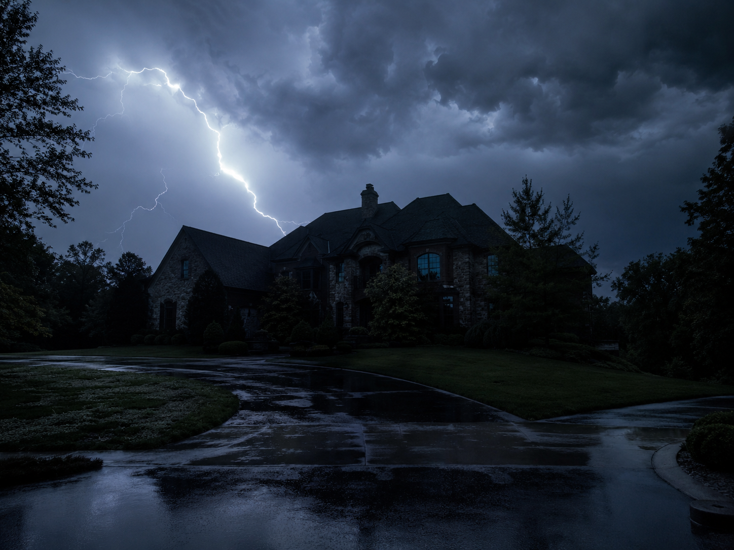 home during power outage before generator installation in Missouri